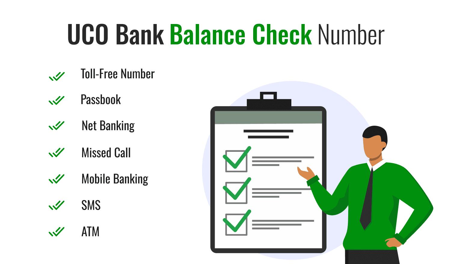 UCO Bank Balance Check Number